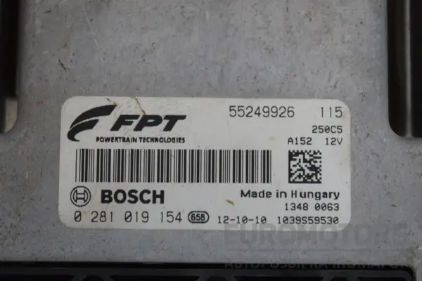 Блок керування двигуном Fiat Ducato 2.0 mJet 2006-2014 55249926 it-17095 Дизель - 2