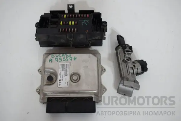 Блок управления двигателем (полный комплект зажигания) Fiat Ducato mtj 2014 55261983 it-17108 Дизель euromotors.com.ua