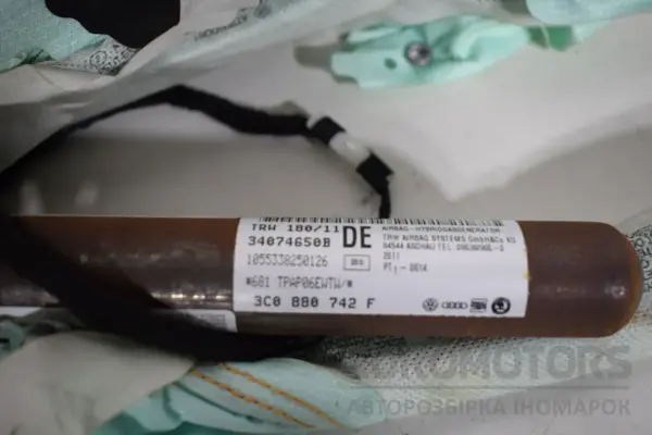 Права подушка безпеки типу «завіса» VW Passat 2.0 TDI (B7) 2010-2014 3C0880742F it-17155 Дизель - 2