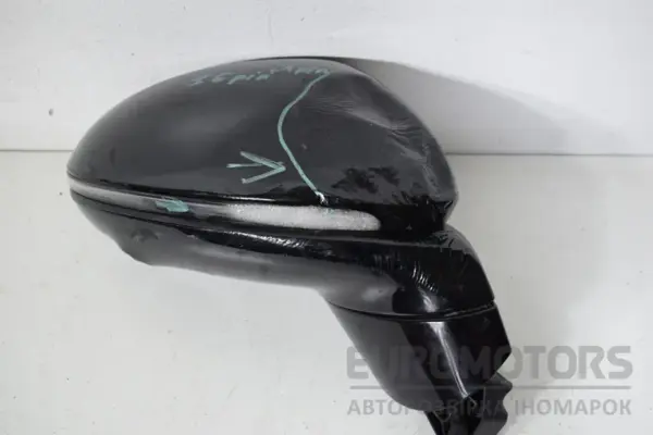 Праве дзеркало 16+1 PIN Porsche Cayenne Coupe 3.0 TSI Hybrid 2019 9Y1857508AQ it-17175 euromotors.com.ua