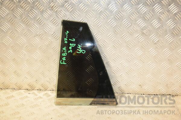 Стекло двери заднее левое треугольник Skoda Fabia 2007-2014 444203 euromotors.com.ua