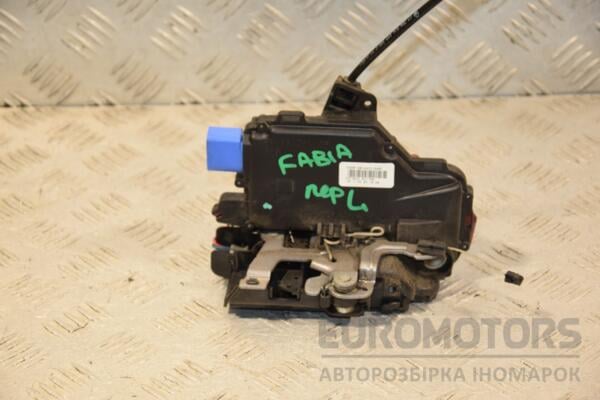 Замок двери передний левый электрический 8 пинов Skoda Fabia 2007-2014 3B1837015AR 444242 euromotors.com.ua
