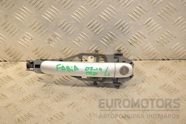 Ручка двери наружная передняя левая Skoda Fabia 2007-2014 444246 euromotors.com.ua