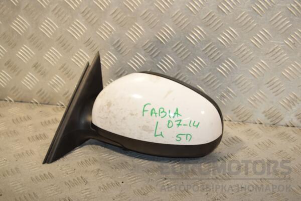 Дзеркало ліве електричне 5 пінів Skoda Fabia 2007-2014 5J1857501CD 444414 - 2