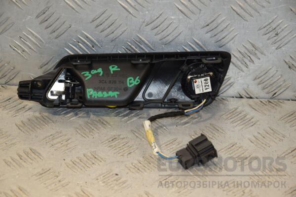 Ручка двери внутренняя задняя правая VW Passat (B6) 2005-2010 3C4839114 444445 - 2