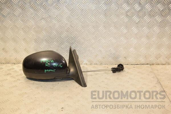 Зеркало правое механическое (дефект) Skoda Fabia 2007-2014 5J1857508BB 444677 - 2