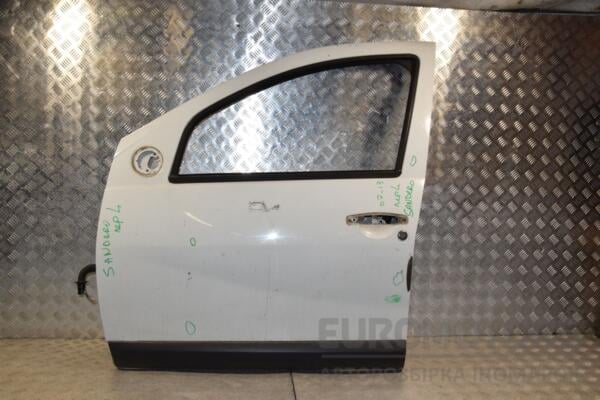 Двері передні ліві (дефект) Renault Sandero 2007-2013 801011499R 444794 euromotors.com.ua