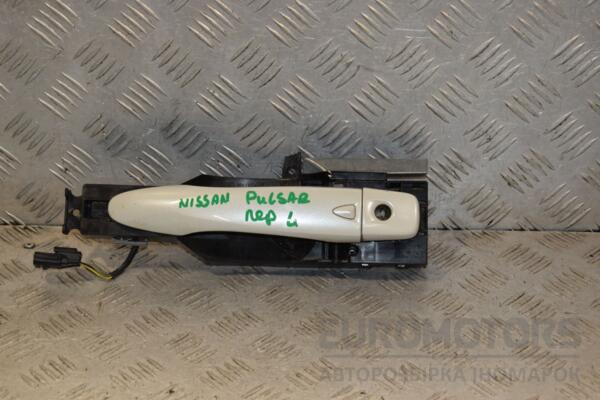 Ручка двері зовнішня передня ліва Nissan Pulsar 2014 444833 euromotors.com.ua