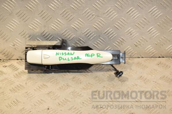 Ручка двері зовнішня передня права Nissan Pulsar 2014 444913 euromotors.com.ua