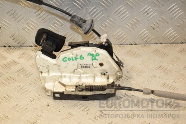 Замок двери передний правый электрический 7 пинов VW Golf (VI) 2008-2013 5K1837016 444972 euromotors.com.ua