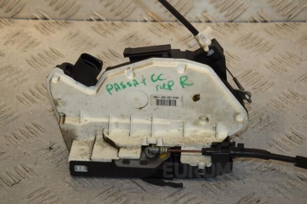 Замок двери передний правый электрический 6 пинов VW Passat CC 2008-2016 5N1837016A 445232 euromotors.com.ua