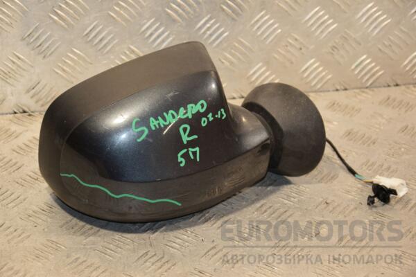 Дзеркало праве електричне 5 пінів (дефект) Renault Sandero 2007-2013 963017247R 445392 - 2