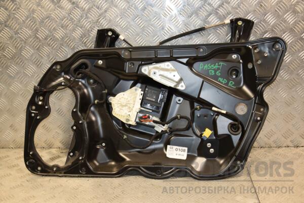 Стеклоподъемник передний правый электрический VW Passat (B6) 2005-2010 3C1837756K 445533 euromotors.com.ua