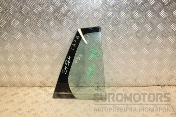 Стекло двери заднее правое треугольник Skoda Fabia 2007-2014 445684 euromotors.com.ua
