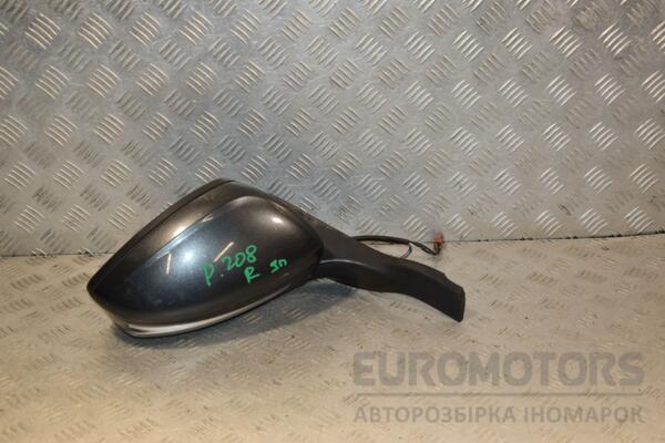 Дзеркало праве електричне 9 пінів Peugeot 208 2012 445828 - 2