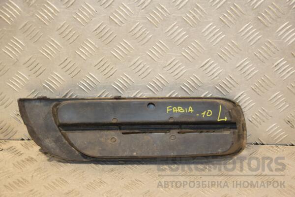 Решітка переднього бампера ліва -10 Skoda Fabia 2007-2014 5J0807367 446332 - 2