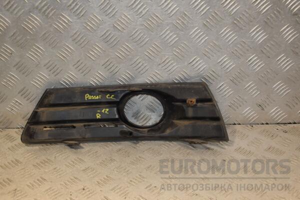 Накладка бампера под птф правая -12 VW Passat CC 2008-2016 3C8853666C 446494 - 2