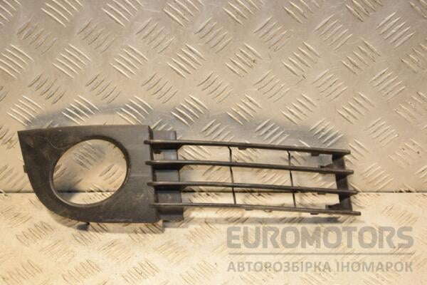Решетка переднего бампера под птф правая 01- Audi A6 (C5) 1997-2004 4B0807682T 446597 euromotors.com.ua