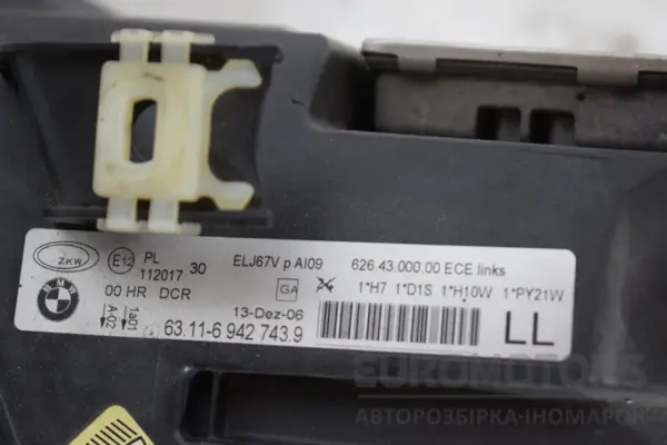 Ліва ксенонова фара -08 BMW 3 2.0 TDI (E90/E91) 2005-2013 631169427439 it-17366 Дизель - 7