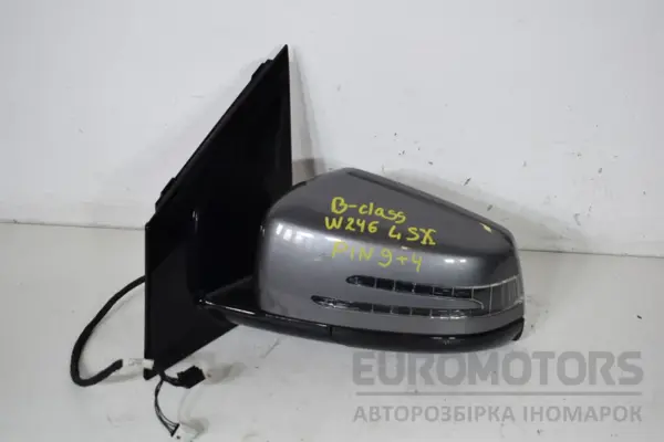 Левое зеркало 9 + 4 PIN Mercedes B-class 1.8 CDI (W246) 2012 A2468110160 it-17379 Дизель euromotors.com.ua