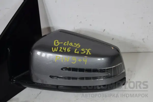 Левое зеркало 9 + 4 PIN Mercedes B-class 1.8 CDI (W246) 2012 A2468110160 it-17379 Дизель - 2
