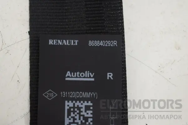 Передній правий ремінь безпеки Dacia Sandero 1.0 (III) 2020 868840292R it-17389 Бензин - 3