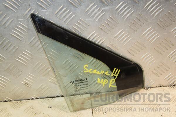 Стекло двери переднее правое треугольник Renault Scenic (III) 2009-2015 447493 euromotors.com.ua