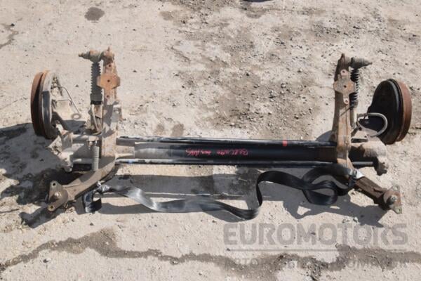 Балка задняя в сборе под барабаны без ABS Citroen Berlingo 1996-2008 447744 euromotors.com.ua
