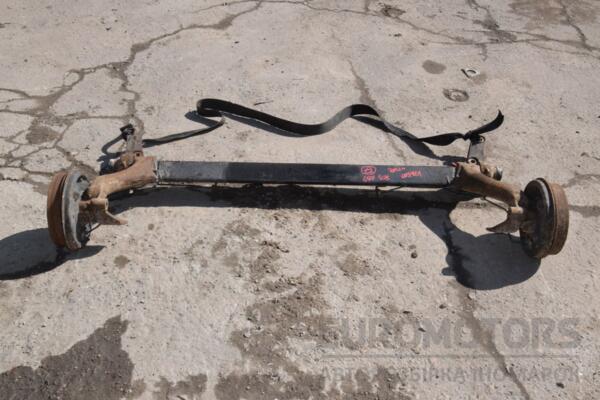 Балка задня в зборі під барабани без ABS 4-х торсіонна Renault Kangoo 1998-2008 447752 euromotors.com.ua