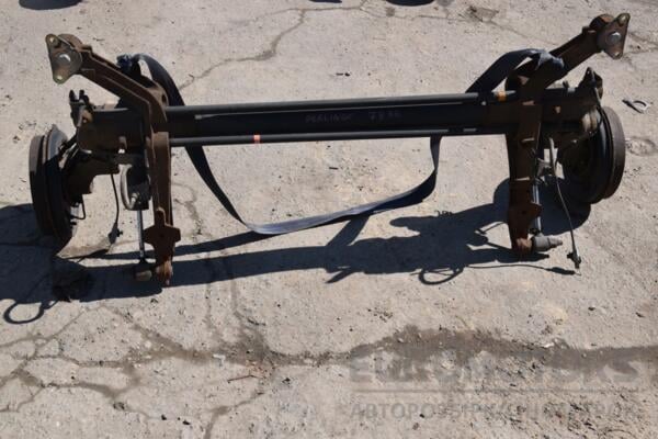 Балка задняя в сборе под барабаны с ABS Citroen Berlingo 1996-2008 447784 - 4
