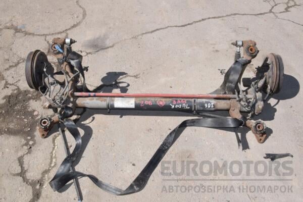 Балка задня в зборі під барабани з ABS Peugeot 206 1998-2012 447792 euromotors.com.ua
