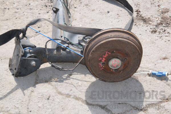Задня балка в зборі під барабани з ABS Renault Logan 2005-2014 430004469R 447824 - 3