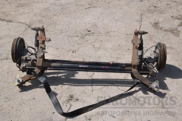 Балка задняя в сборе под барабаны с ABS Citroen Berlingo 1996-2008 447828 euromotors.com.ua