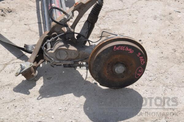 Балка задня в зборі під барабани з ABS Peugeot Partner 1996-2008 447828 - 3