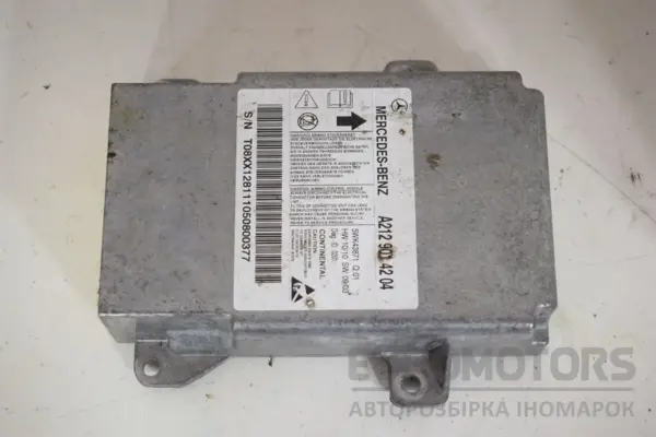 Блок управления подушкой безопасности Mercedes E-class -- (W212) 2009-2016 a2129014204 it-17432 Дизель euromotors.com.ua