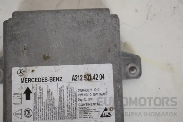 Блок керування подушкою безпеки Mercedes E-class -- (W212) 2009-2016 a2129014204 it-17432 Дизель - 2