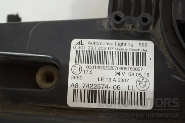 Права фара BMW 2 1.5 12V turbo (F45) 2014-2021 7422574 it-17465 Бензин - 7