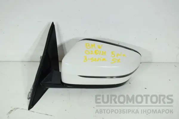 Ліве дзеркало 5 контактів BMW 3 2.0 Hybrid (G20/G21) 2019 51165B4B397 it-17521 Дизель - 2