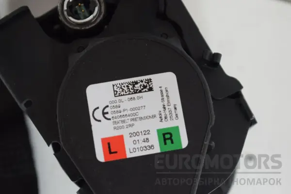 Задний ремень безопасности BMW 3 2.0 Hybrid (G20/G21) 2019 S3749627006 it-17548 Дизель - 2