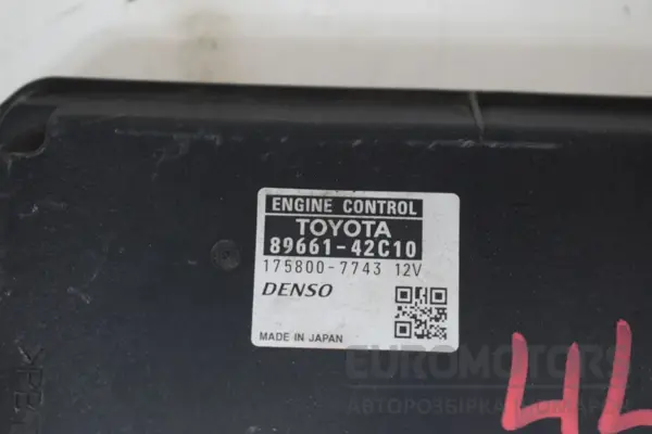 Блок керування двигуном Toyota Rav 4 2.2 D4D 2006-2013 8966142C10 it-17646 Дизель - 2