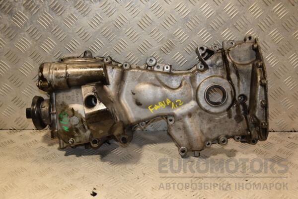 Кришка двигуна передня Skoda Fabia 1.2 12V 2007-2014 03E109211F 448967 euromotors.com.ua