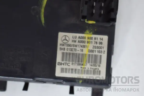 Блок управління кондиціонером Mercedes C-class 2.0 (W205) 2014-2021 A0009009114 it-17727 Дизель - 2