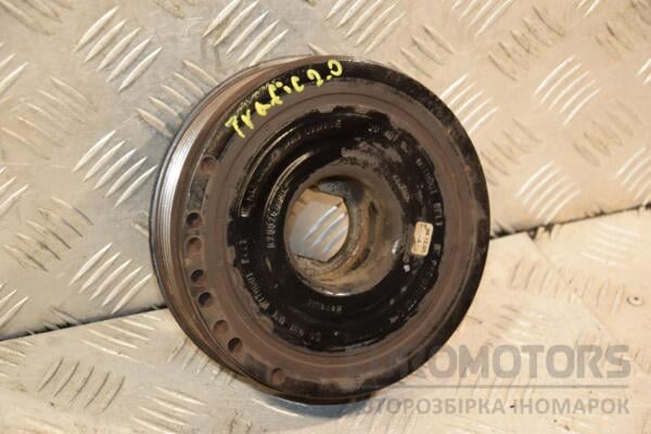 Шкив коленвала демпферный 7 ручейков Opel Vivaro 2.0dCi 2001-2014 8200767762 450028 euromotors.com.ua