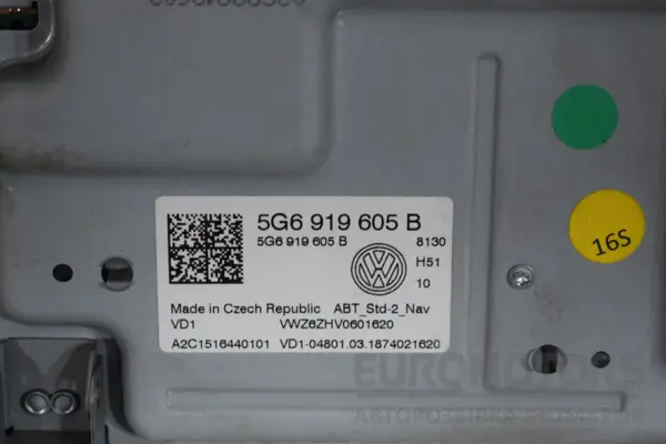 Display Discover Media MIB2.5 VW Tiguan 2.0 TDI 2016 5G6919605B it-17801 Дизель - 5