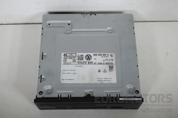 Блок управления автомобильной магнитолой GPS/навигатором VW Tiguan 2.0 TDI 2016 3Q0035864C it-17802 Дизель - 2