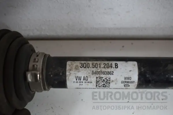 Задня права піввісь VW Tiguan 2.0 TDI 2016 3Q0501204B it-17823 Дизель - 2