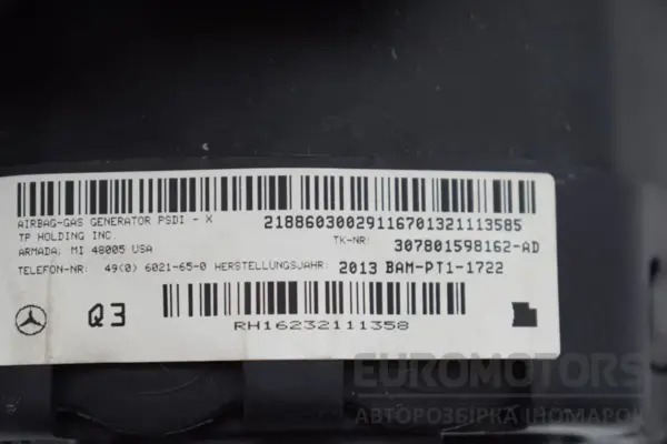 Подушка безпеки рульового колеса Mercedes E-class 2.2 CDI (W212) 2009-2016 A218860300 it-17880 Дизель - 2