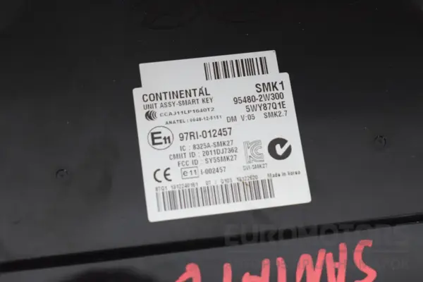 Блок управління центральним замком Hyundai Santa FE 2.2 CRDI 2012 954802W300 it-17915 Дизель - 2