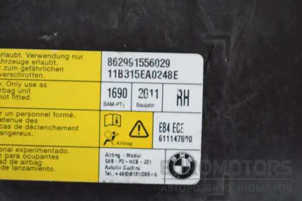 Подушка безопасности правого сиденья BMW X1 2.0 (E84) 2009-2015 611147800 it-17937 Дизель - 2