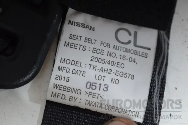 Передний левый ремень безопасности Infiniti FX 3.0 DCi 2008-2012 TKAH2EG578 it-18018 Дизель - 4